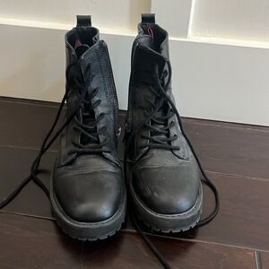 Zara Girls Black Combat boots